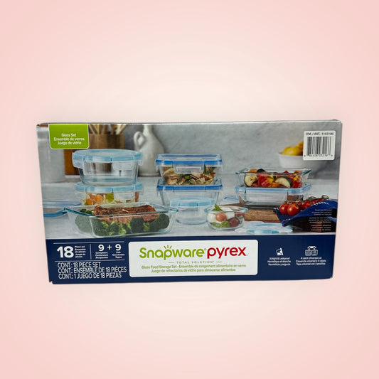 Snapware Pyrex 18 piezas